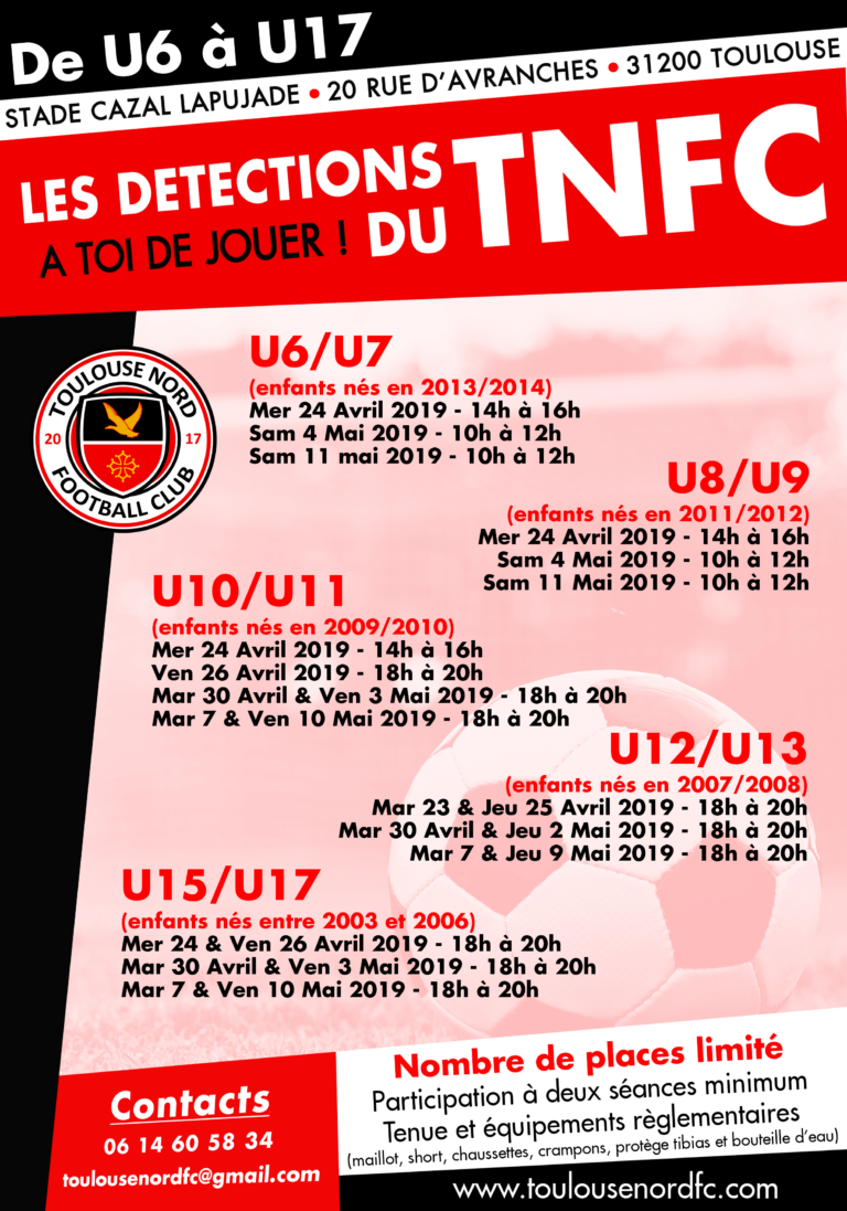 Le TNFC lance sa campagne de détection pour la saison prochaine