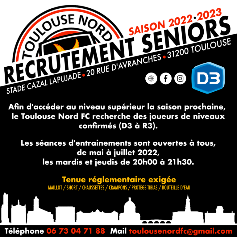 Recrutement Séniors