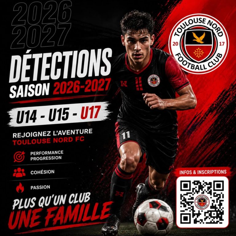 Détections 2026-2027 (U14 à Seniors)